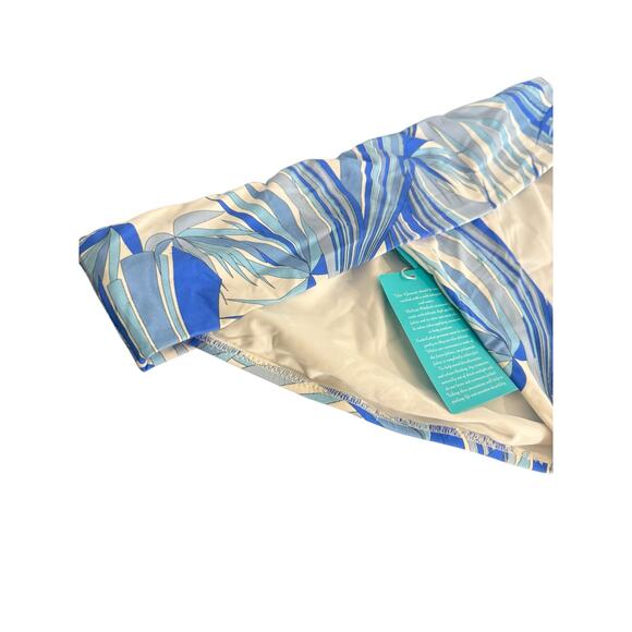 Melissa Odabash Brussels Twirl Blue Print 2 Piece Halter Bikini Swimsuit Set 12 - Picture 7 of 16